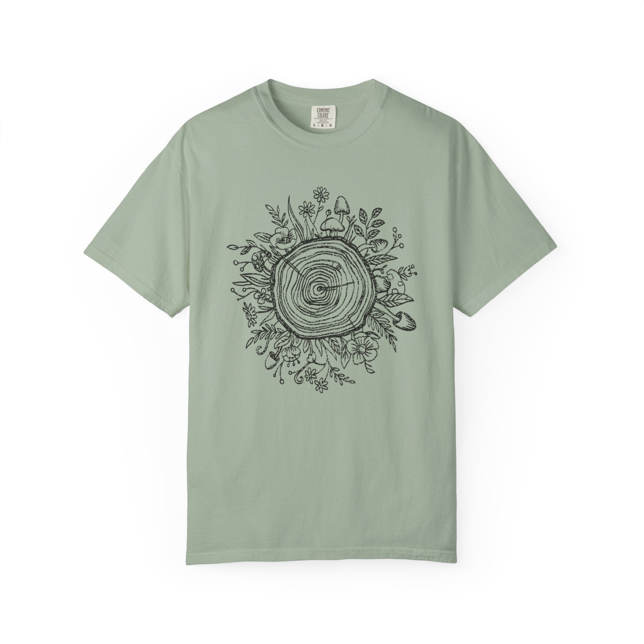 Wood Ring Block Print T-shirt