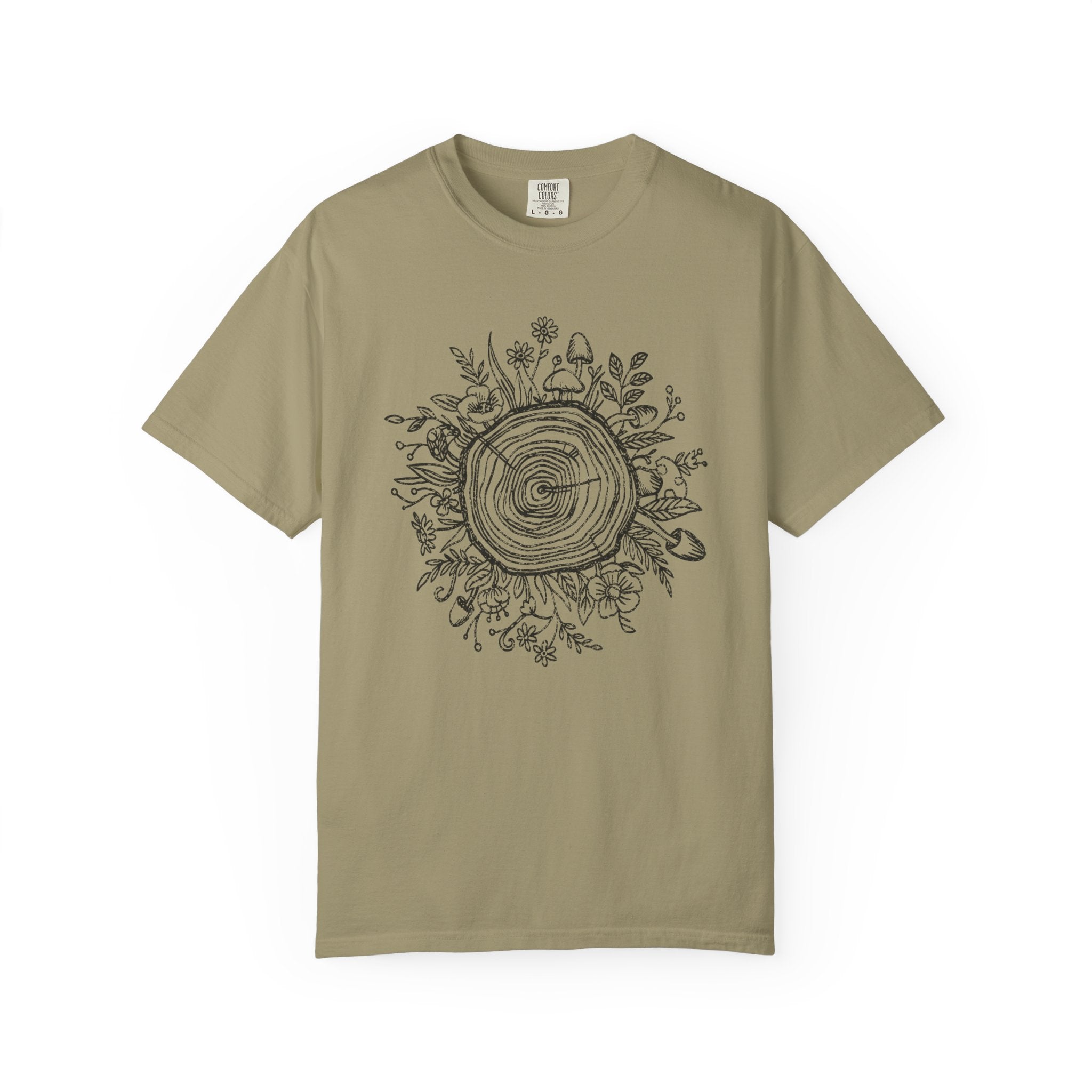 Wood Ring Block Print T-shirt
