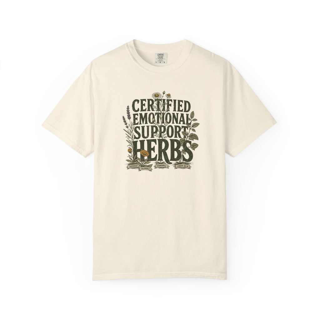 Certified Emotion Support Herbs T-shirt