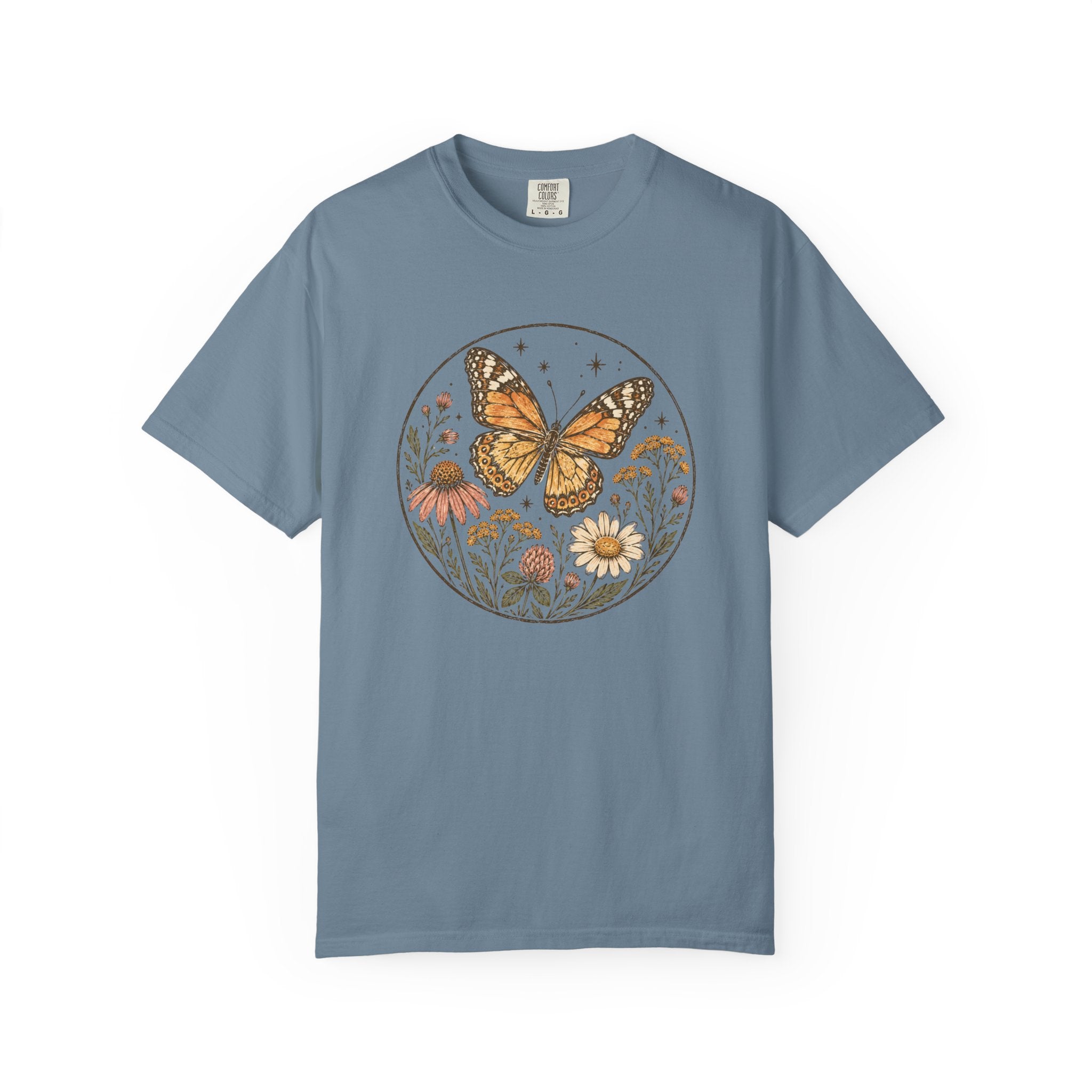 Monarch Butterfly Block Print
