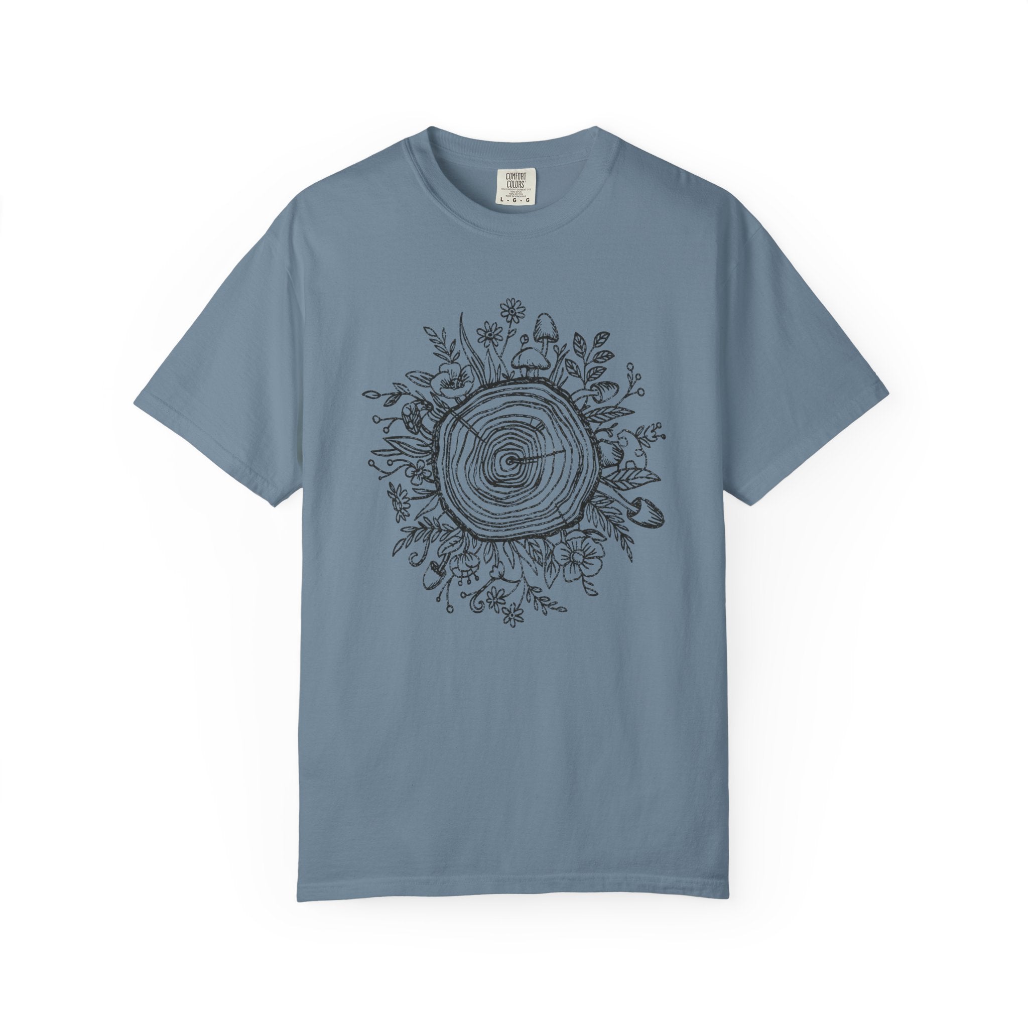 Wood Ring Block Print T-shirt