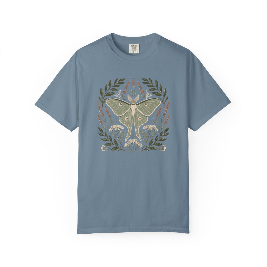 Luna Moth Color Block Print T-shirt