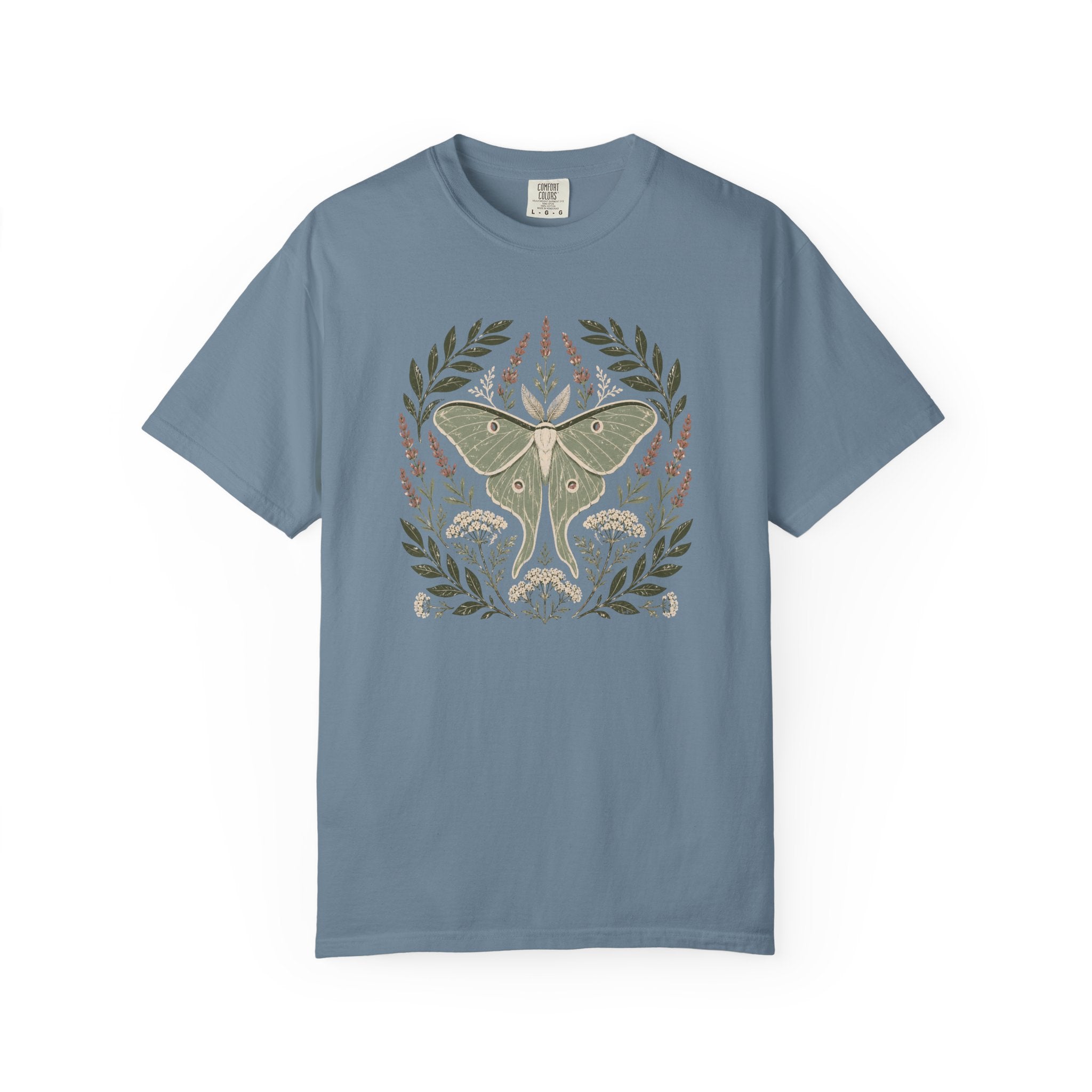 Luna Moth Color Block Print T-shirt