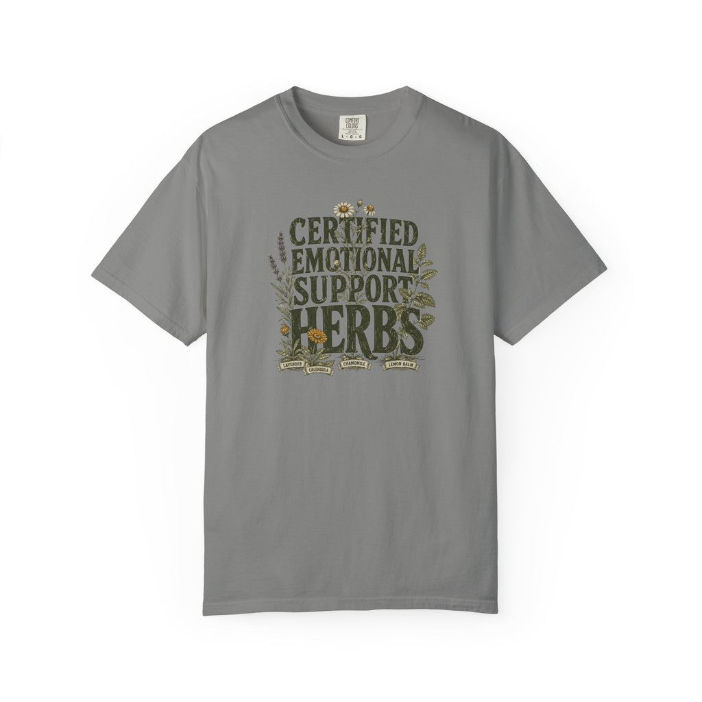 Certified Emotion Support Herbs T-shirt