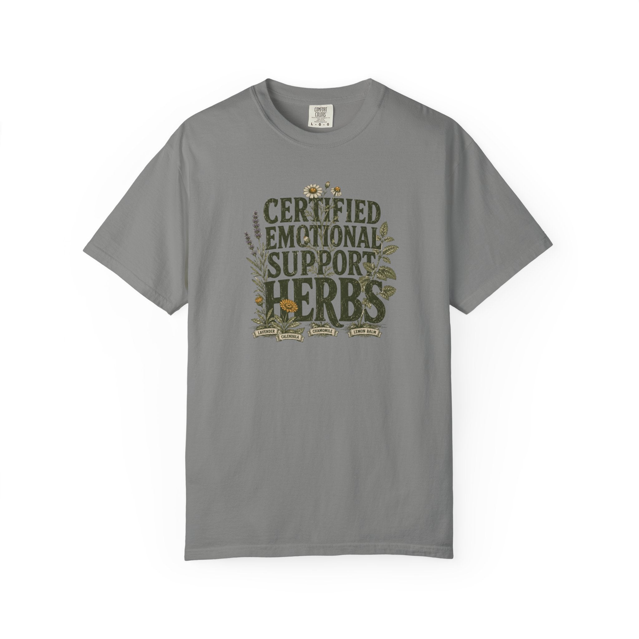 Certified Emotion Support Herbs T-shirt