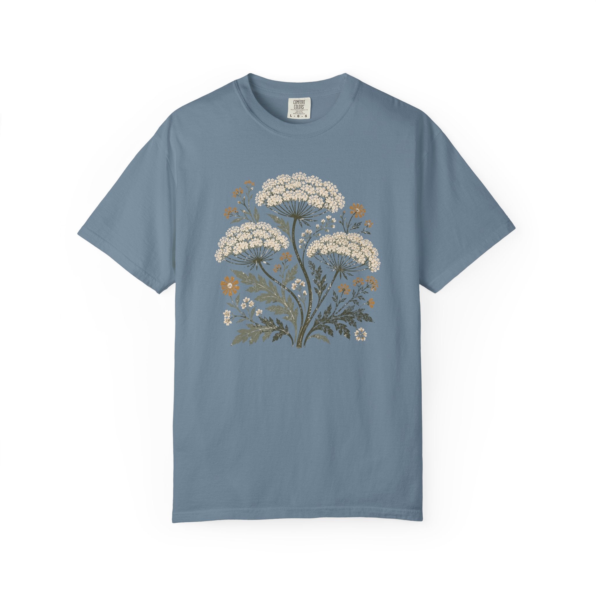 Queen Anne's Lace Block Print T-shirt