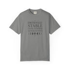 Emotionally Stable Until Further Lunar Notice T-shirt