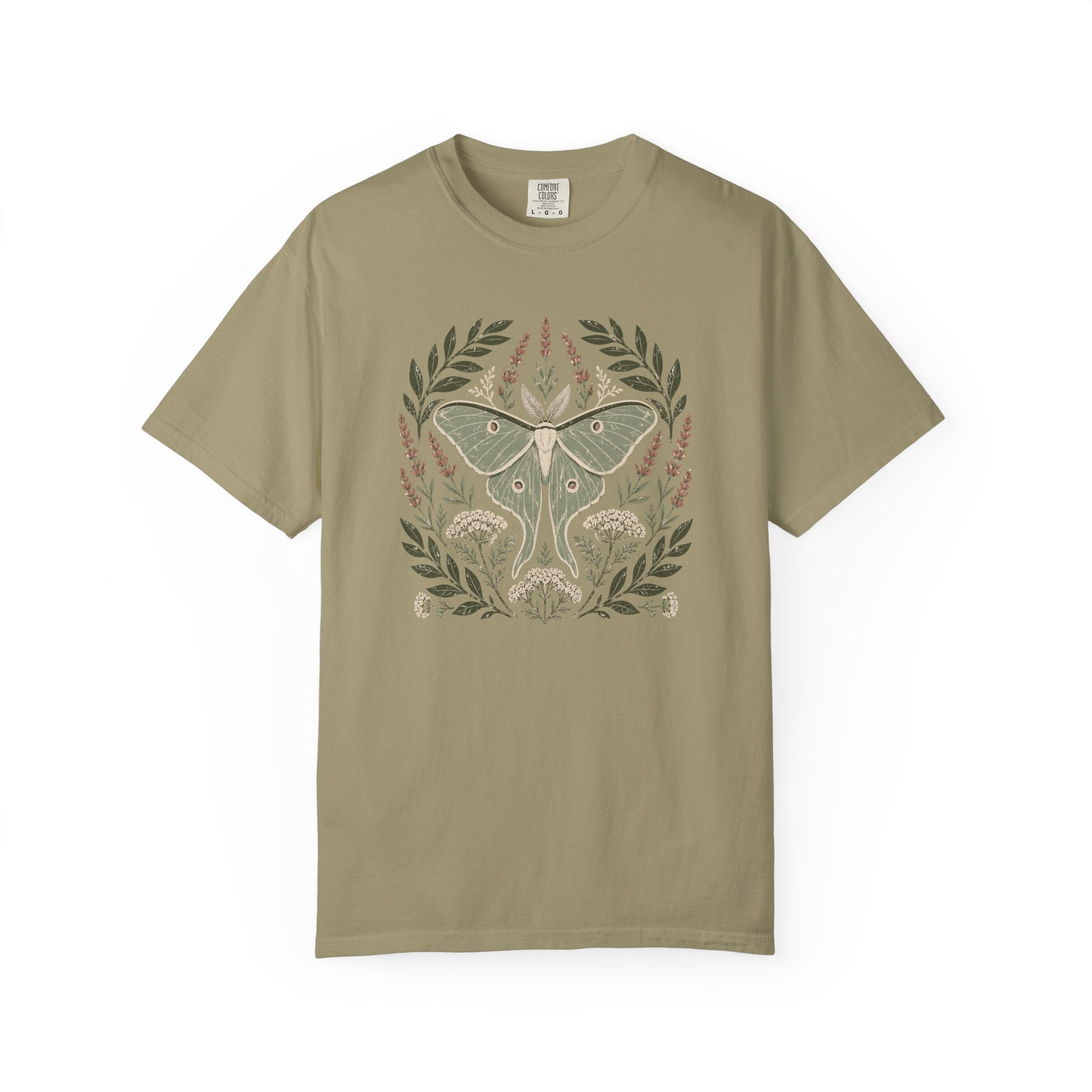 Luna Moth Color Block Print T-shirt