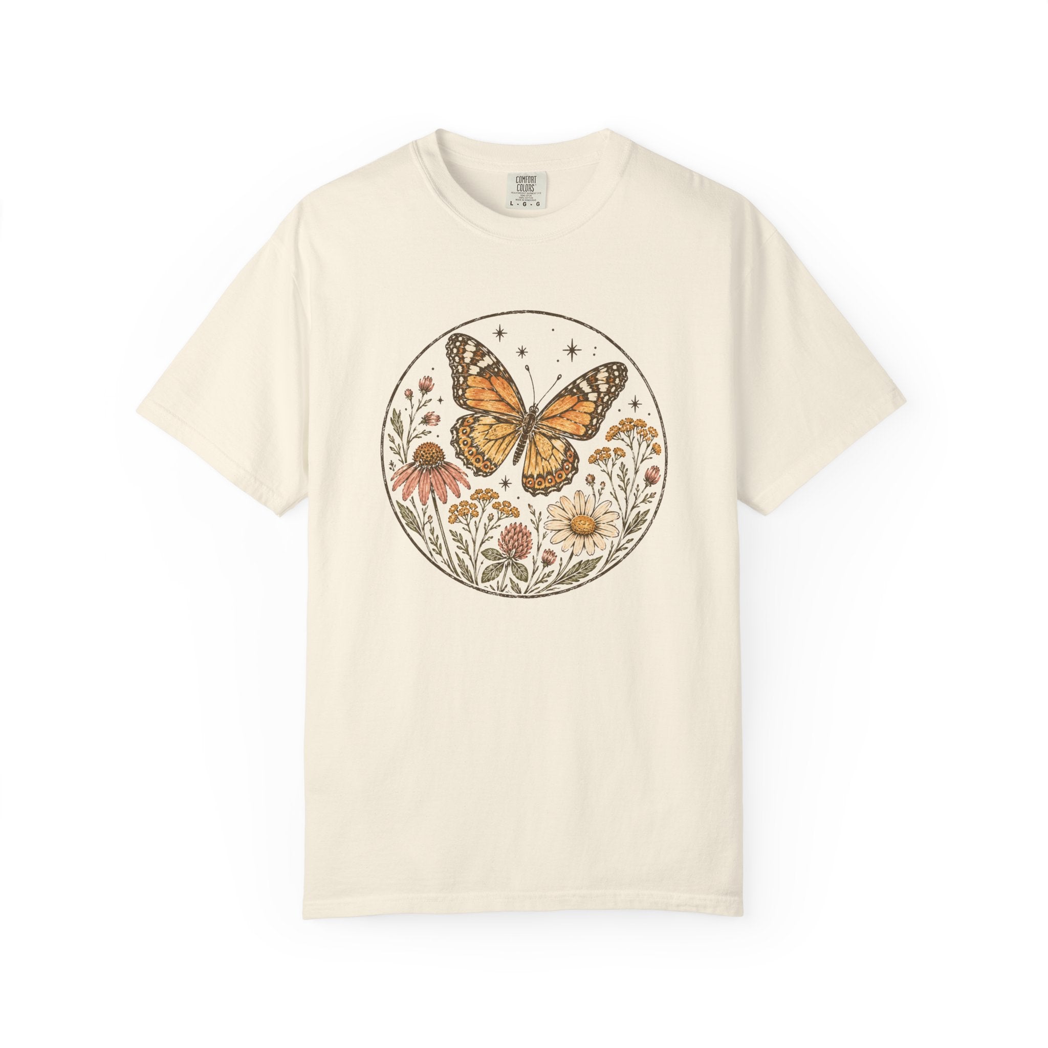 Monarch Butterfly Block Print