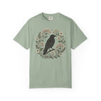 Raven and Queen Anne's Lace Block Print T-shirt