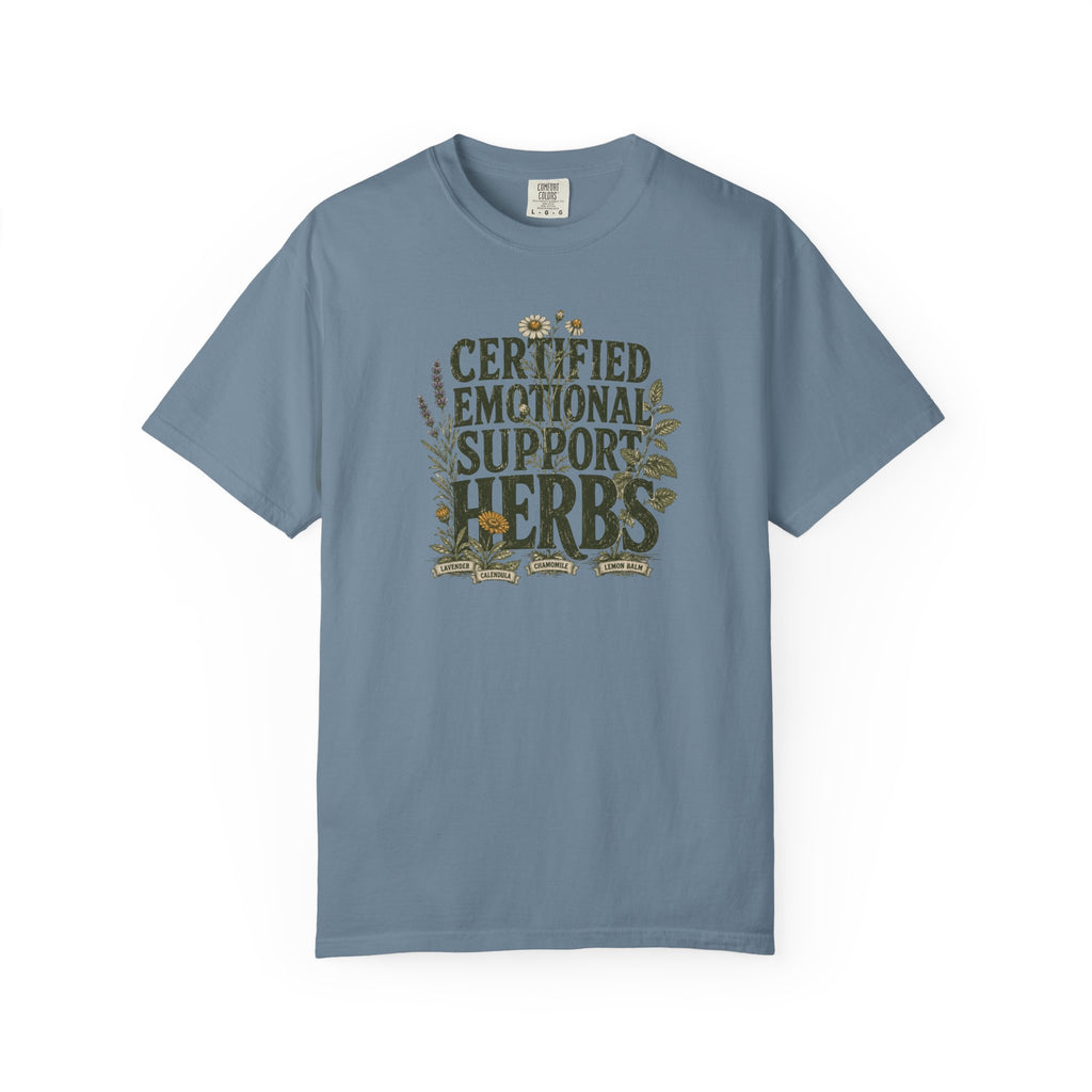 Certified Emotion Support Herbs T-shirt