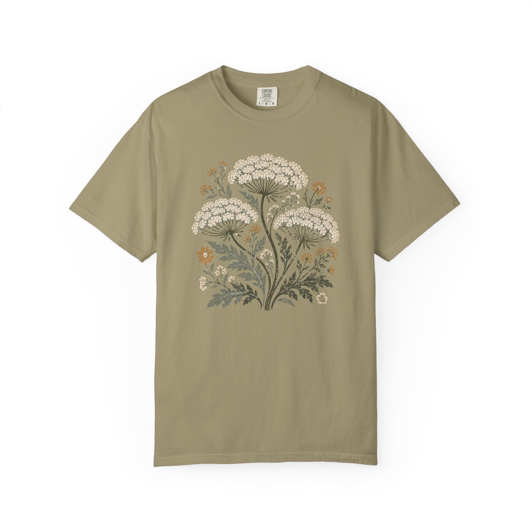 Queen Anne's Lace Block Print T-shirt