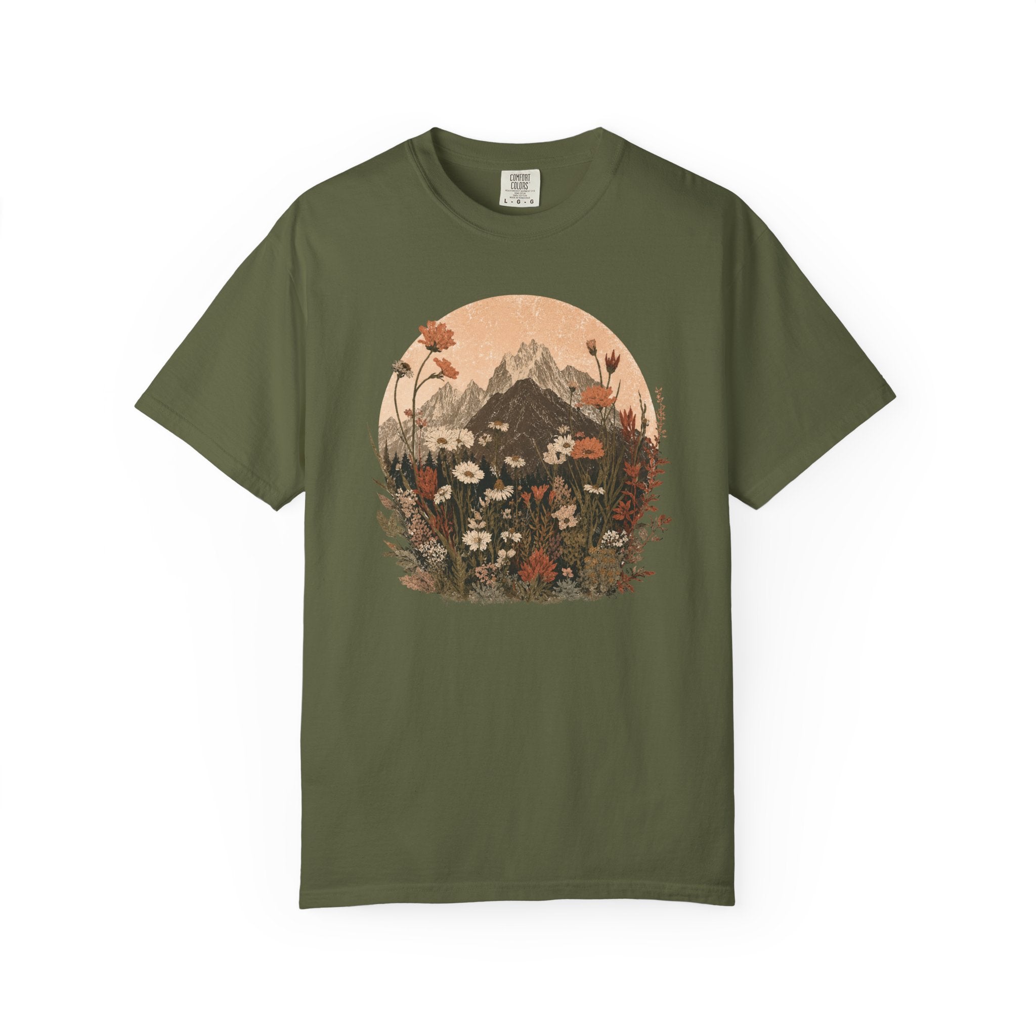 Mountains and Wildflowers T-shirt