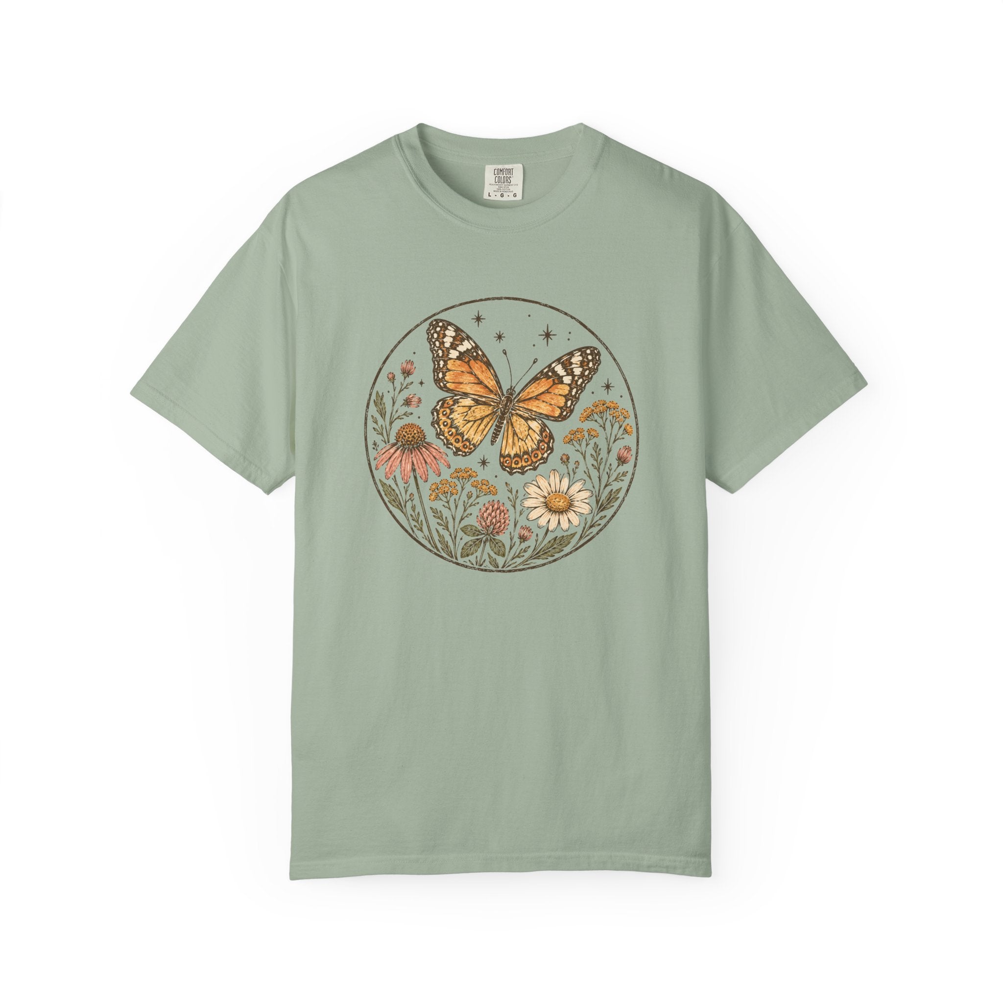 Monarch Butterfly Block Print