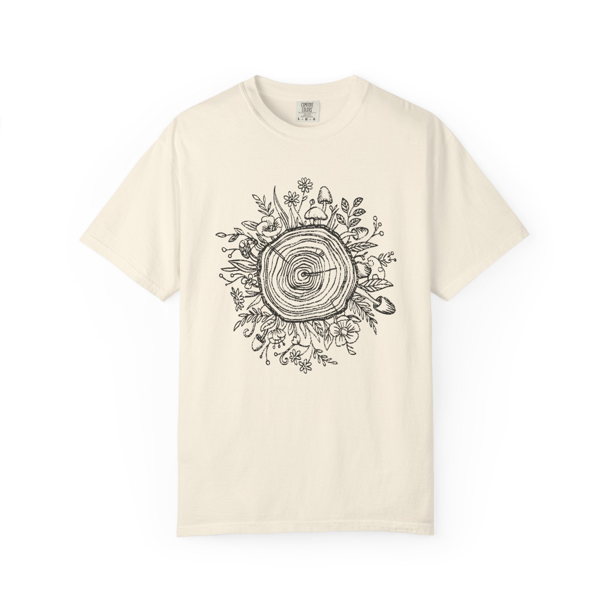 Wood Ring Block Print T-shirt