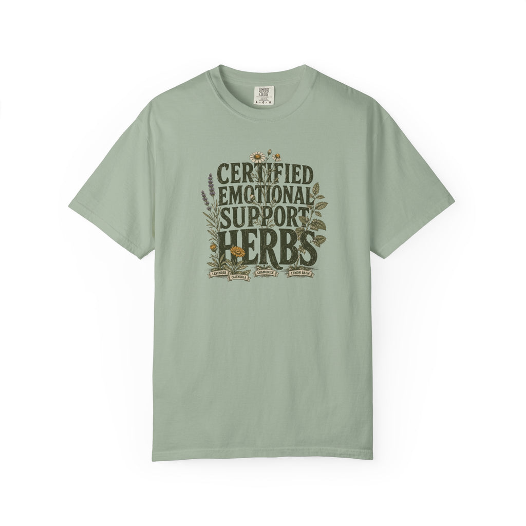 Certified Emotion Support Herbs T-shirt
