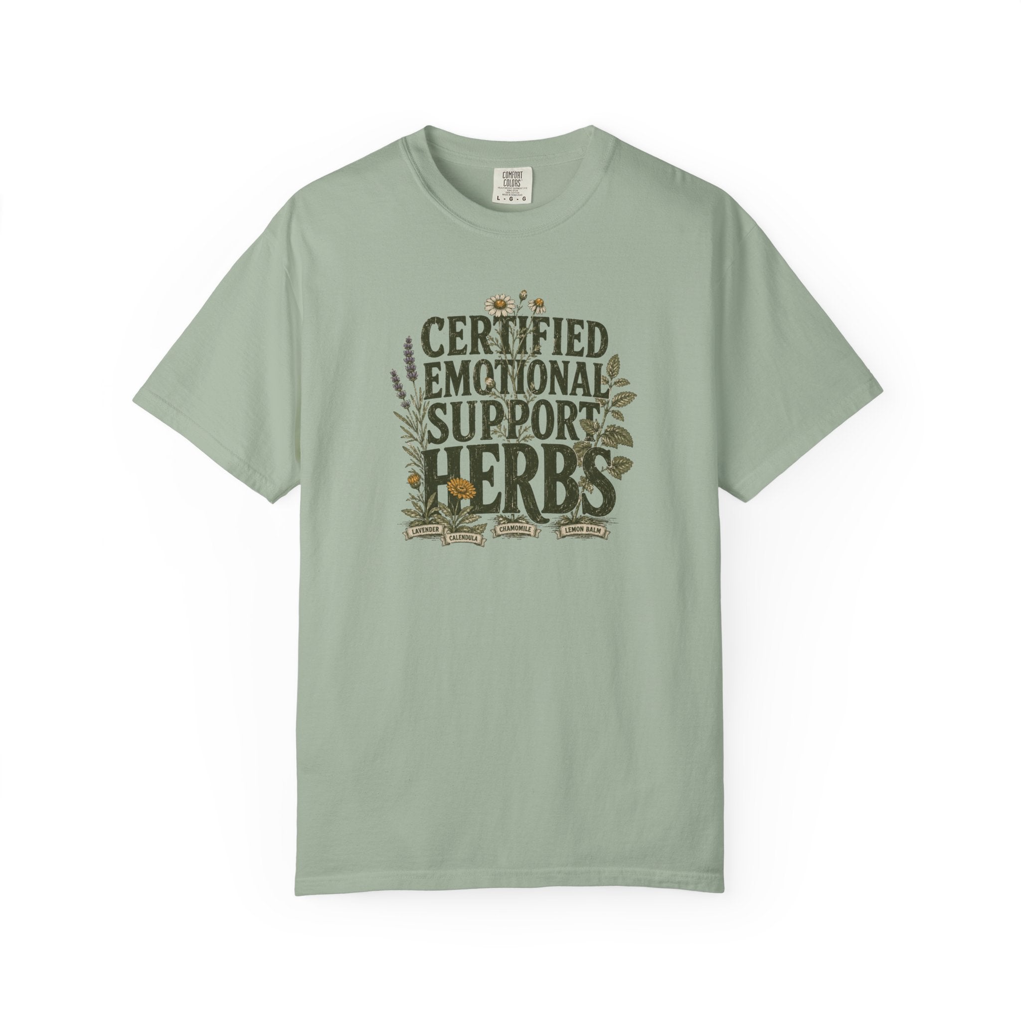 Certified Emotion Support Herbs T-shirt