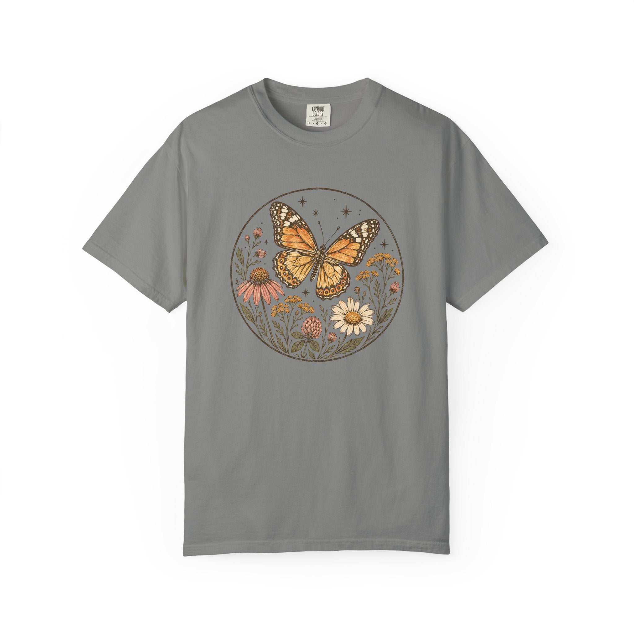Monarch Butterfly Block Print
