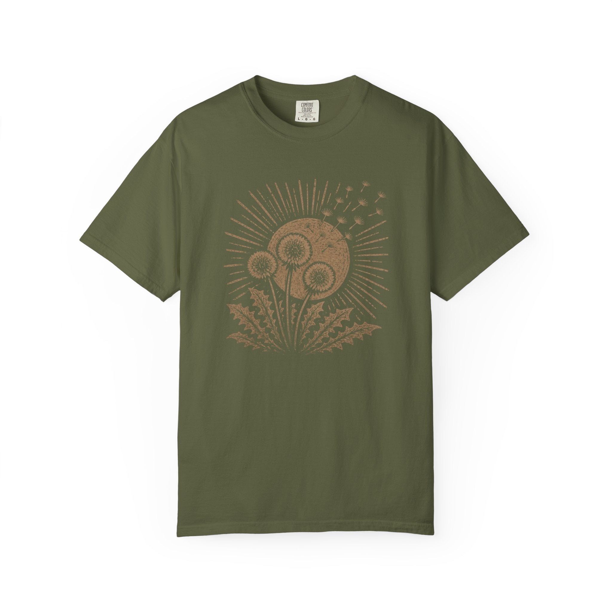 Dandelion Wish Block Print T-shirt