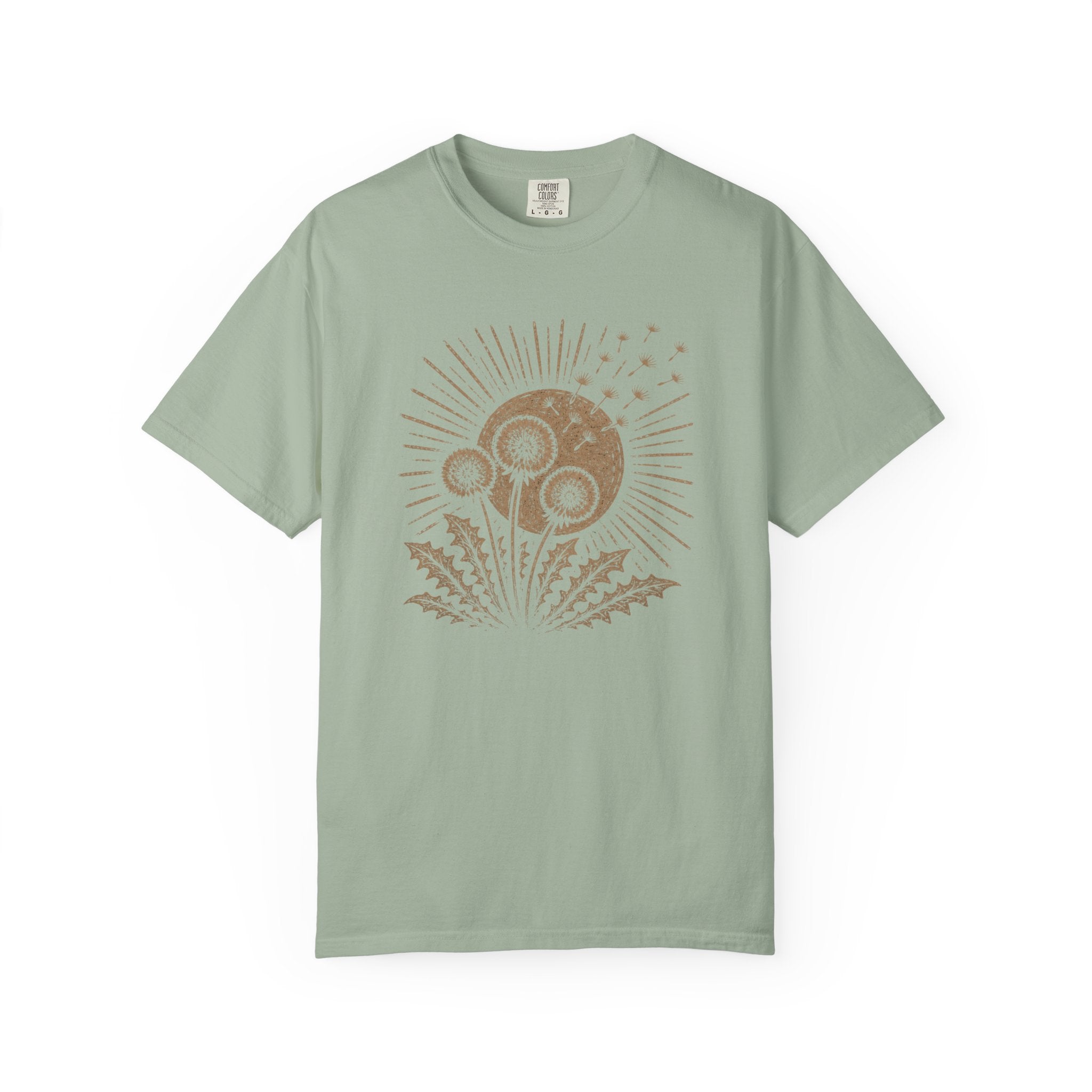 Dandelion Wish Block Print T-shirt