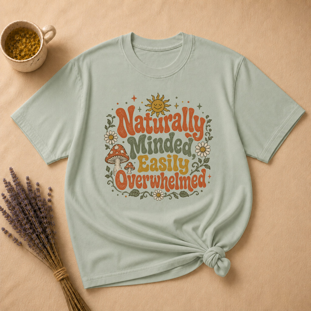 Naturally Minded, Easily Overwhelmed T-shirt