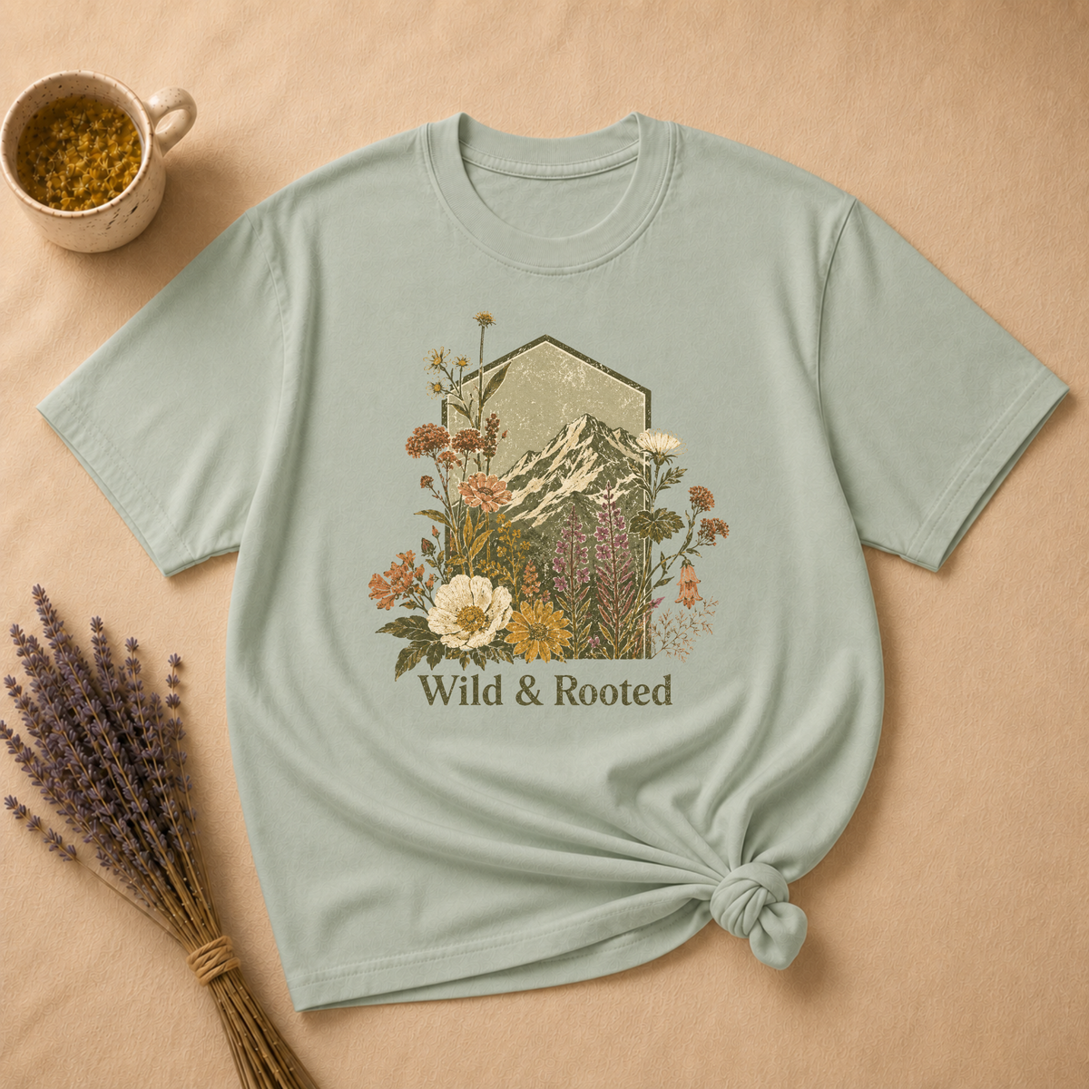 Wild & Rooted Block Print T-shirt