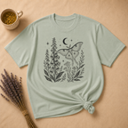 Foxglove and Luna Moth T-shirt
