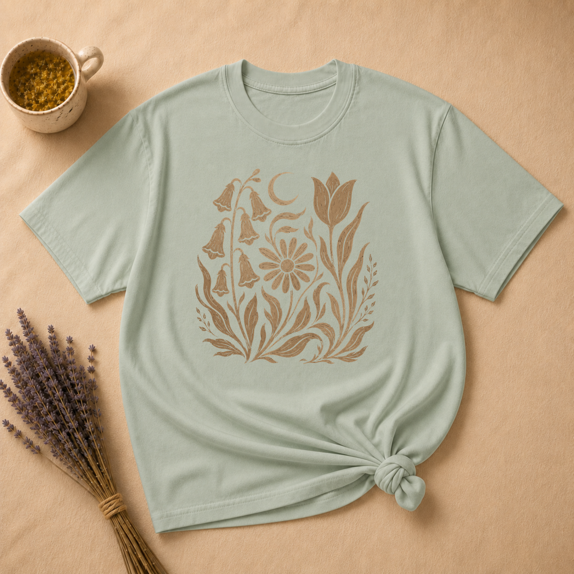Foxglove Block Print T-shirt