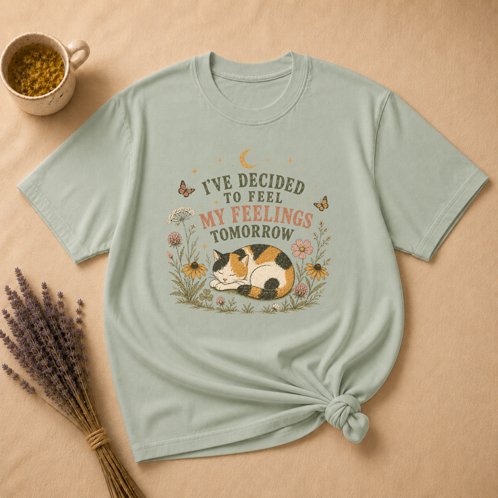 I've Decided To Feel My Feelings Tomorrow T-shirt