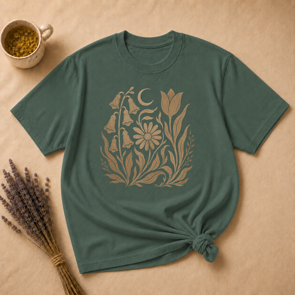 Foxglove Block Print T-shirt