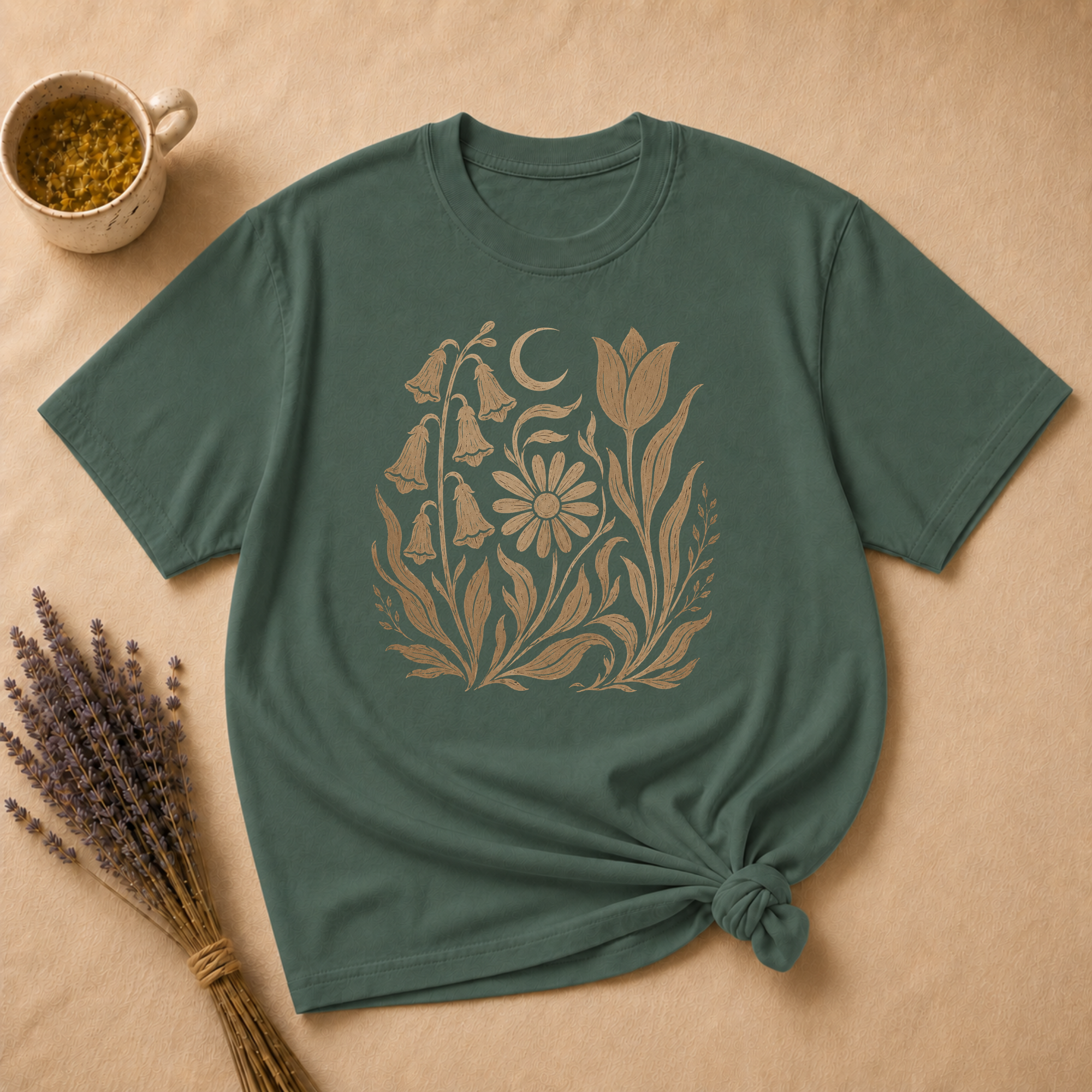 Foxglove Block Print T-shirt