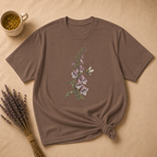 Vintage Foxglove and Hovering Bee T-shirt