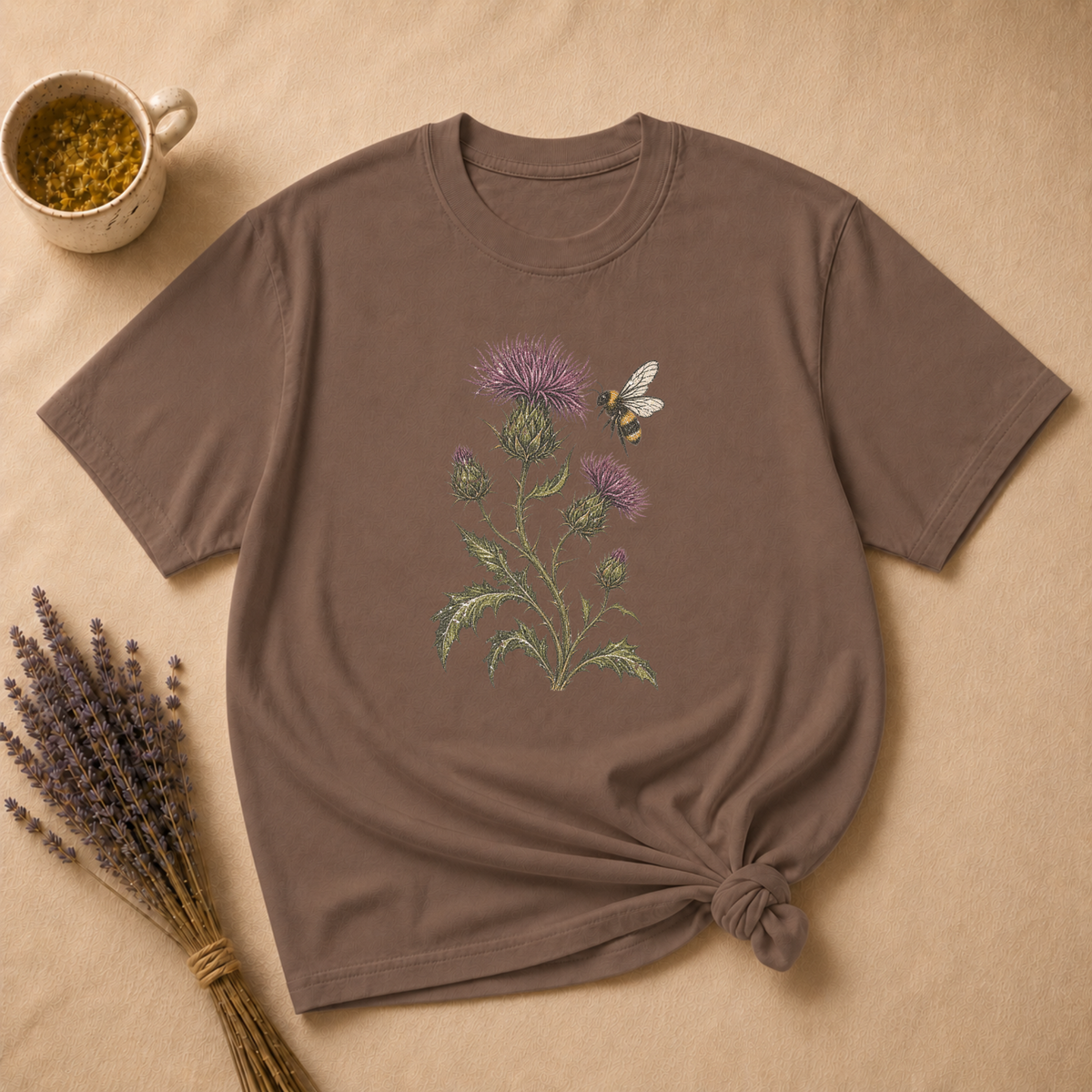 Vintage Thistle and Bumblebee T-shirt