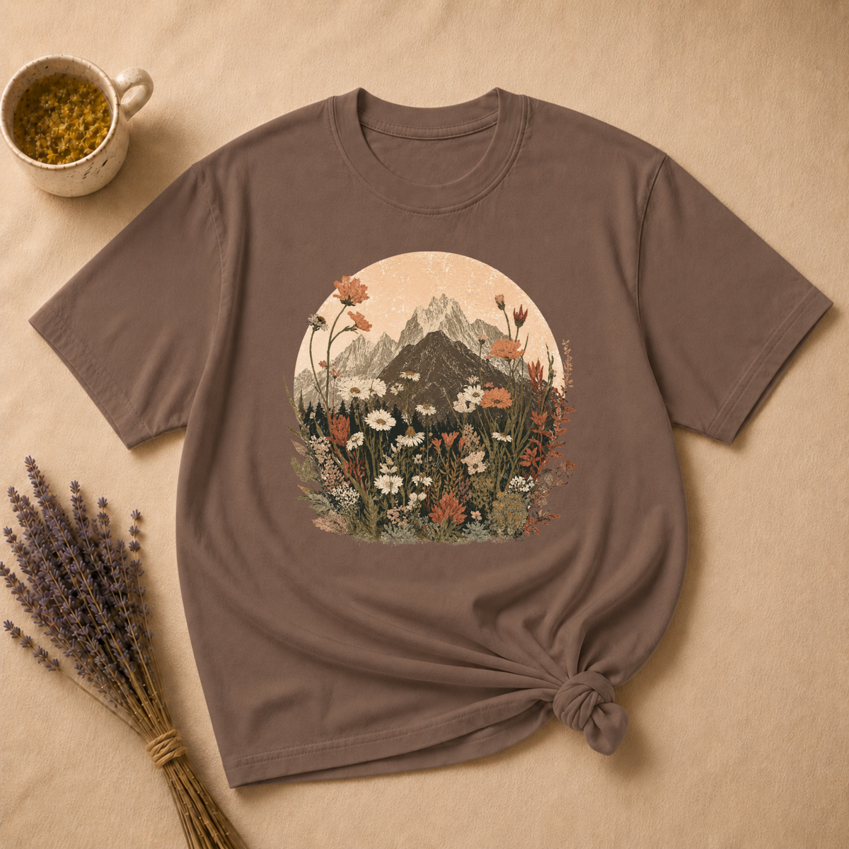 Mountains and Wildflowers T-shirt