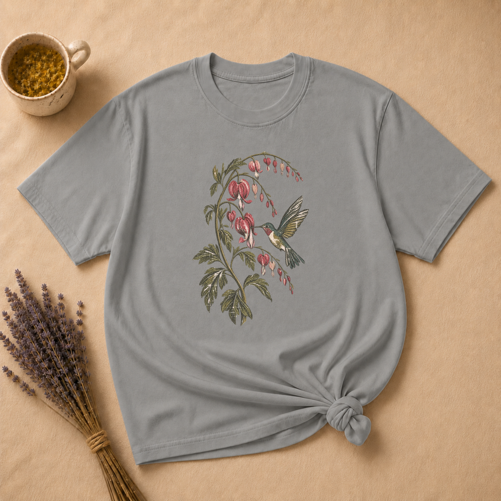 Bleeding Hearts and Hummingbird T-shirt