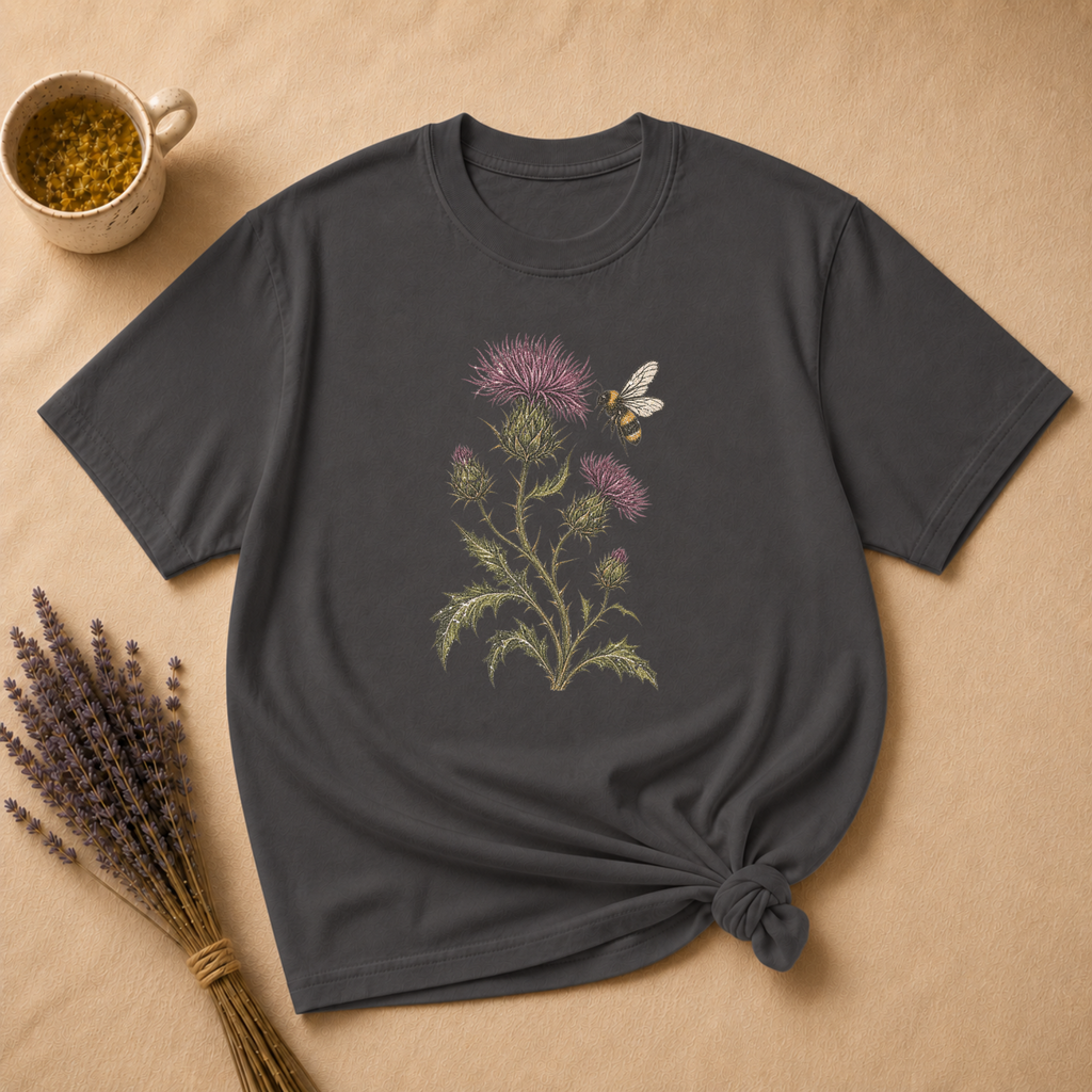 Vintage Thistle and Bumblebee T-shirt
