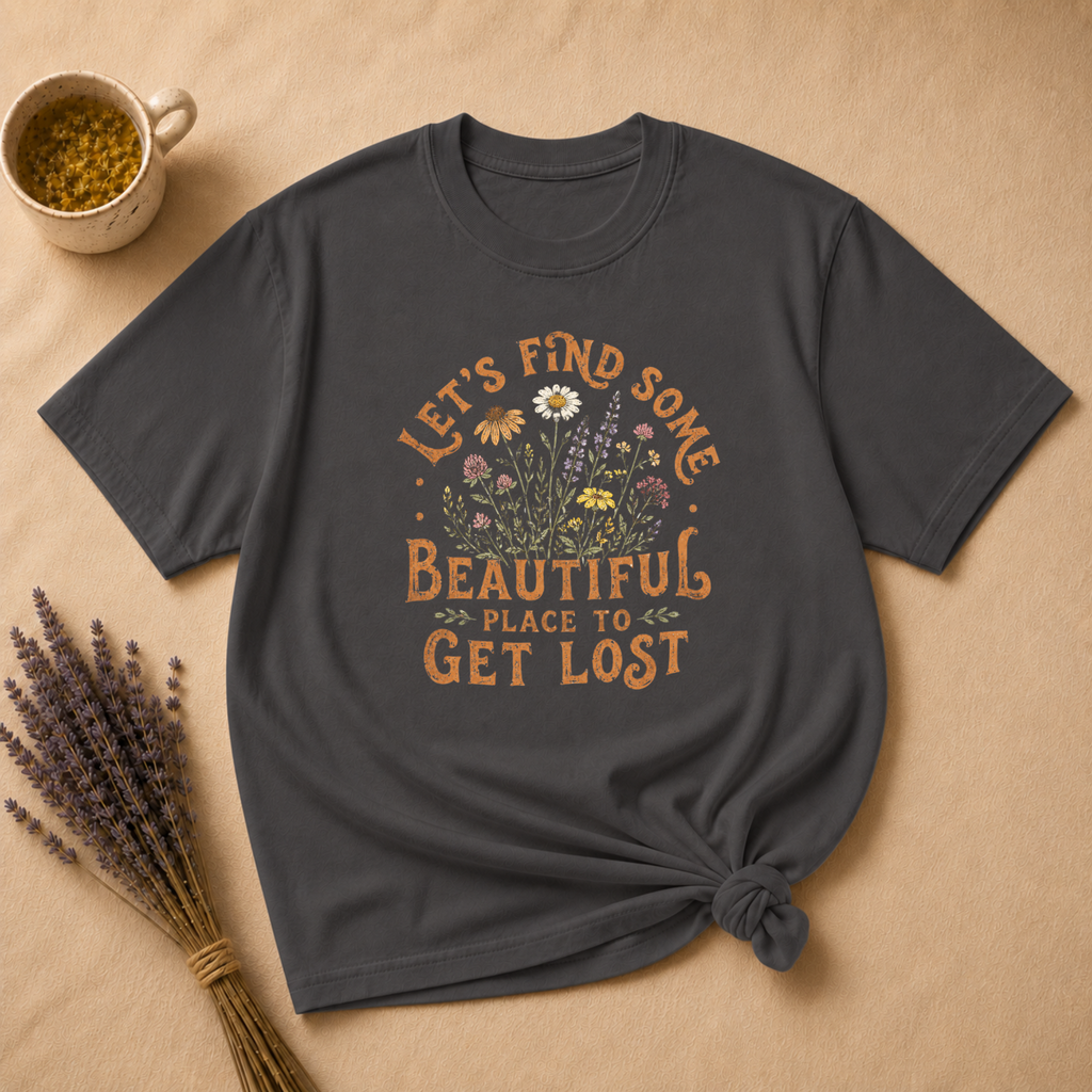 Let's Find Some Beautiful Place to Get Lost T-shirt