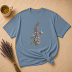Vintage Foxglove and Hovering Bee T-shirt