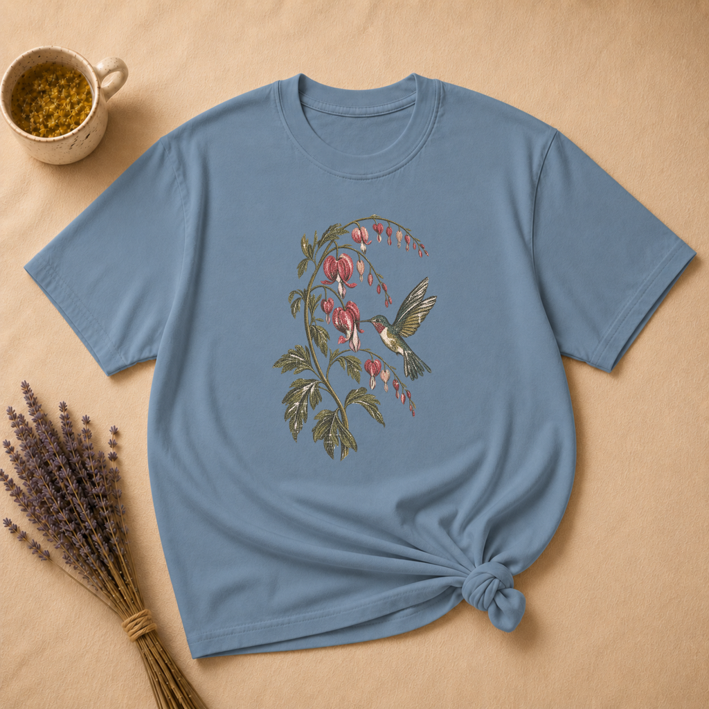 Bleeding Hearts and Hummingbird T-shirt