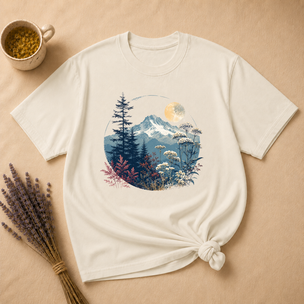 PNW Mountain Landscape T-shirt