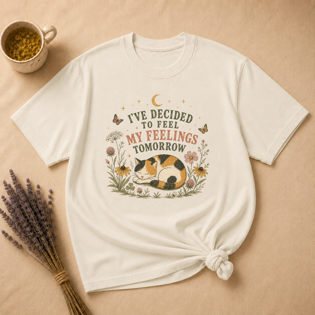 I've Decided To Feel My Feelings Tomorrow T-shirt