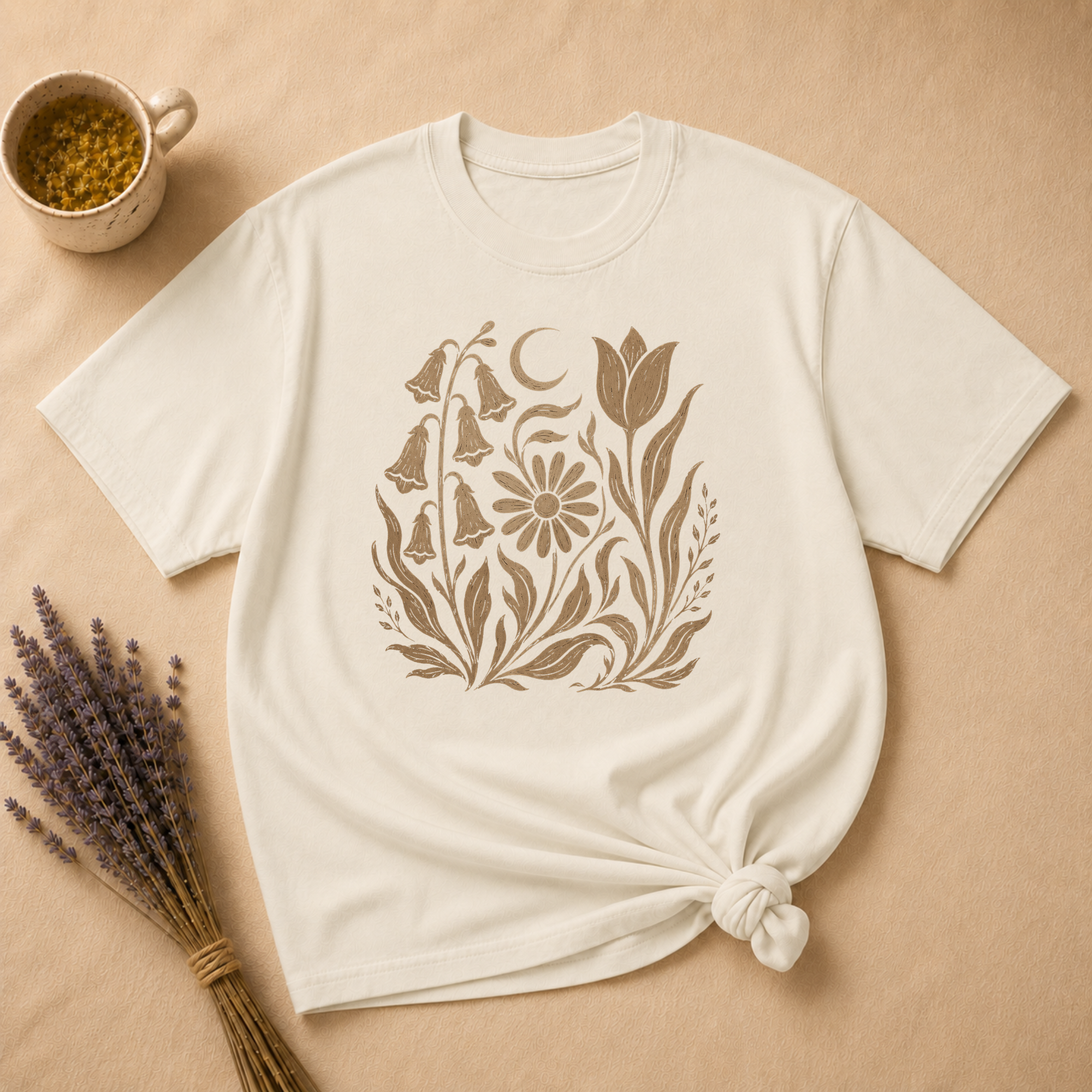 Foxglove Block Print T-shirt
