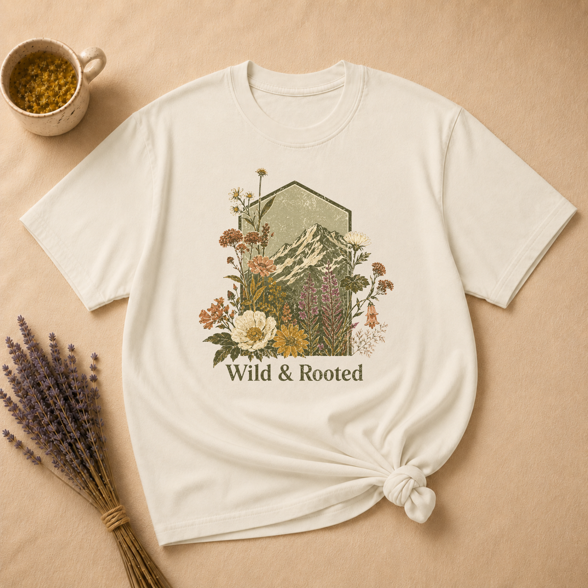 Wild & Rooted Block Print T-shirt
