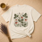 Wild Strawberries Block Print T-shirt