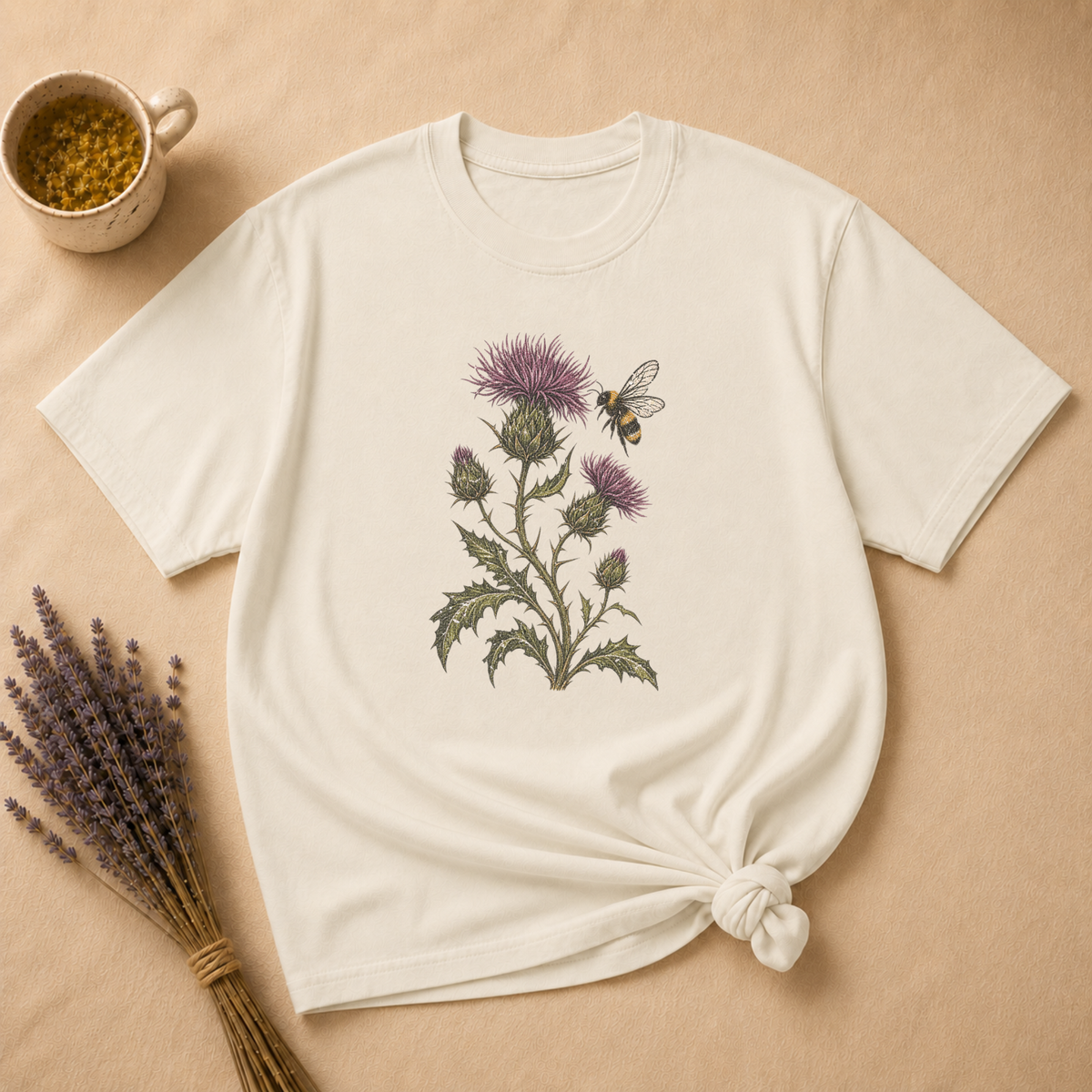 Vintage Thistle and Bumblebee T-shirt