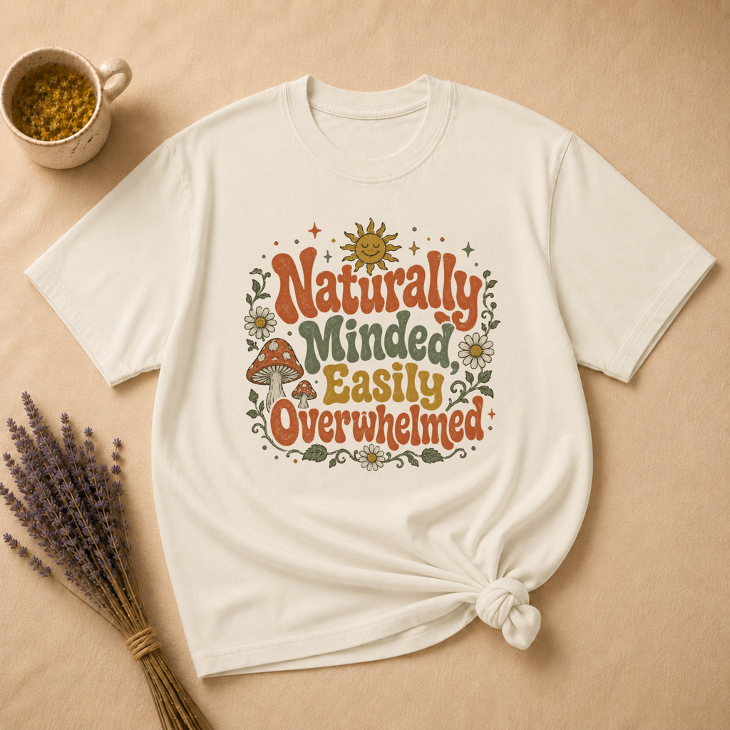 Naturally Minded, Easily Overwhelmed T-shirt
