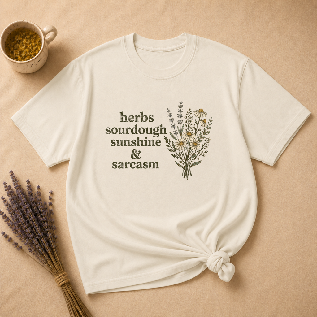 Herbs Sourdough Sunshine & Sarcasm T-shirt