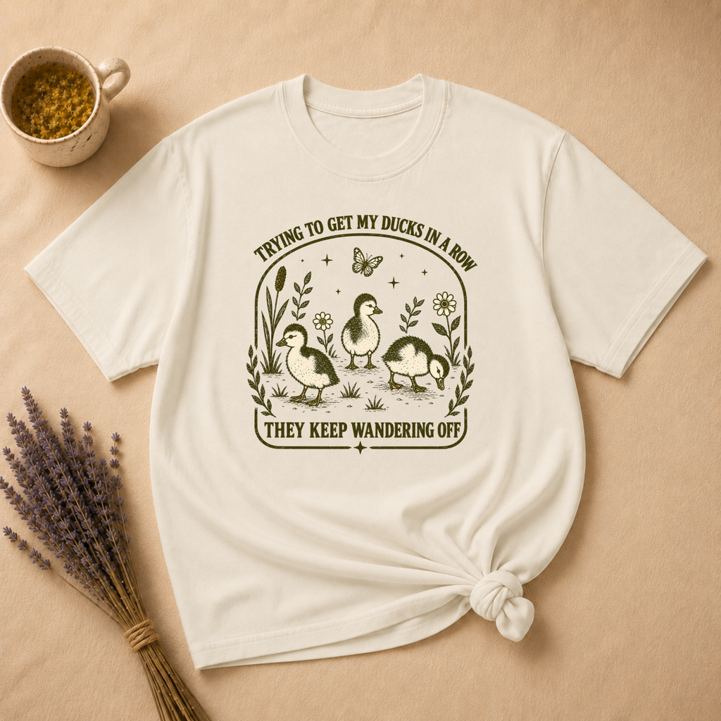 Trying To Get My Ducks In a Row T-shirt