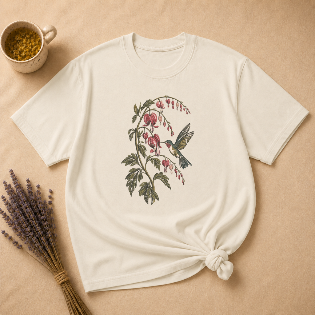 Bleeding Hearts and Hummingbird T-shirt