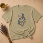 Vintage Iris with Moths T-shirt